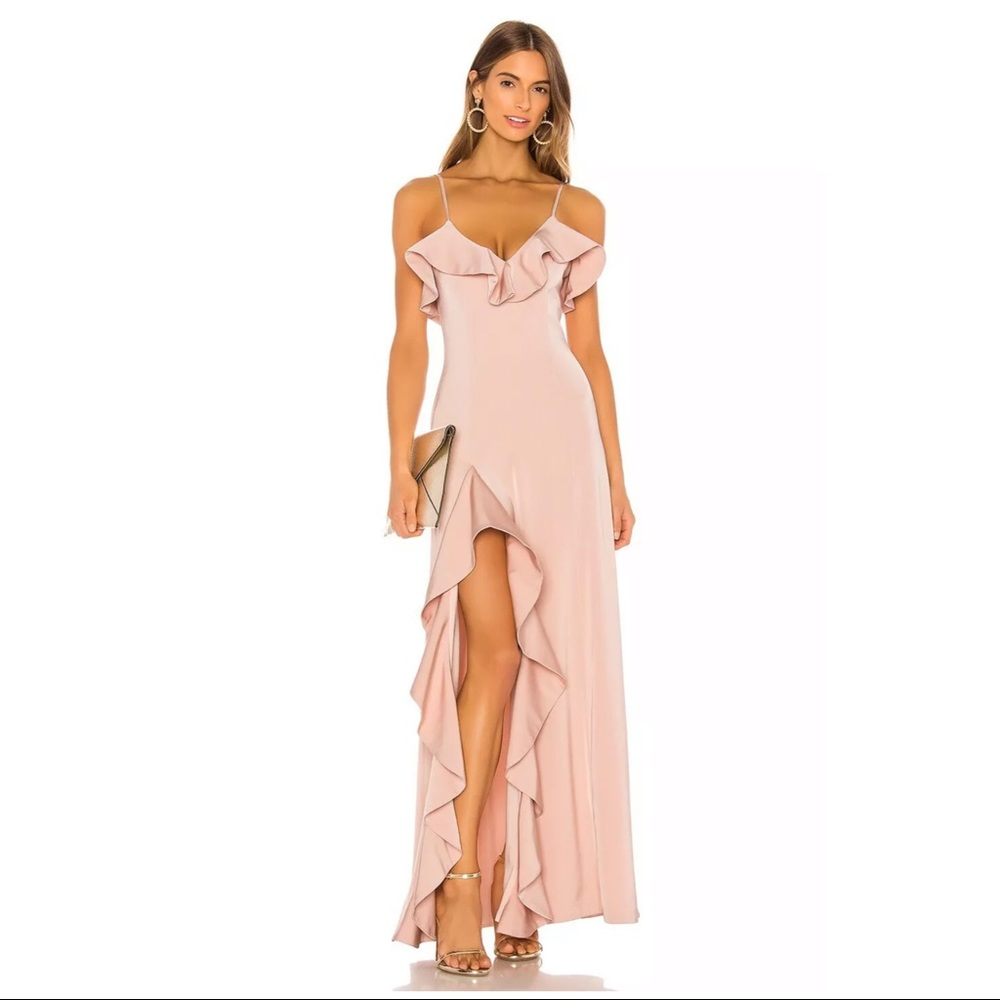 NBD Francine Gown Blush Pink Dress